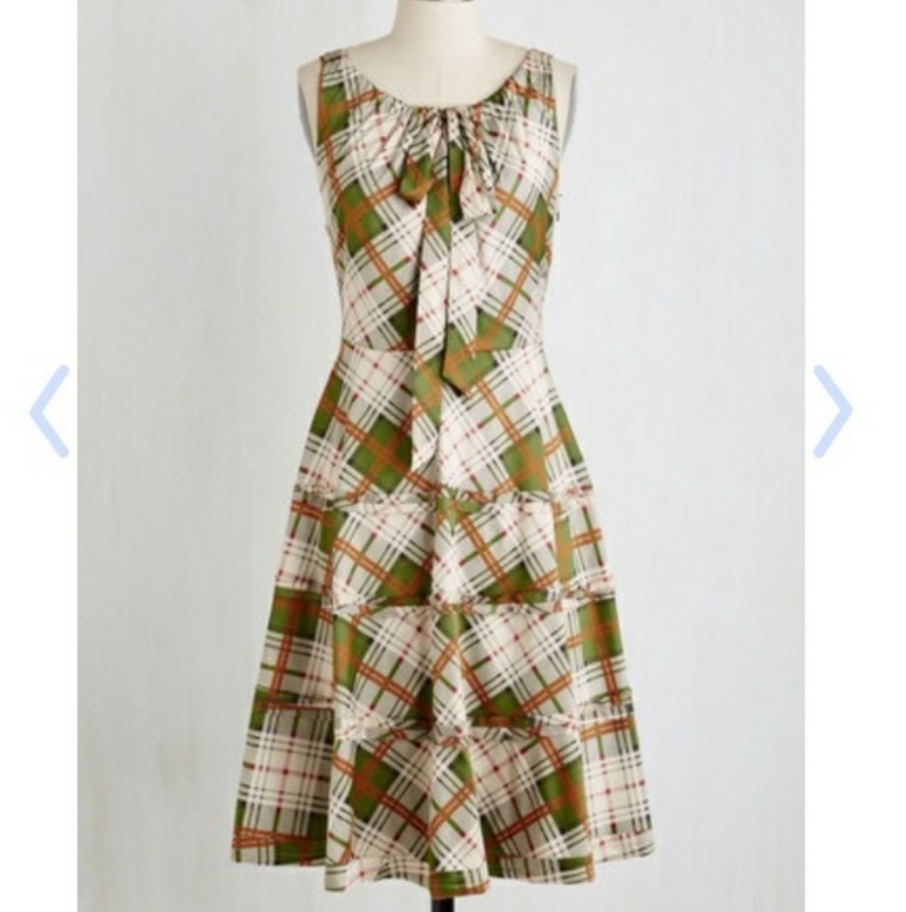Modcloth Ever So Sweetheart Coconinno Dress M